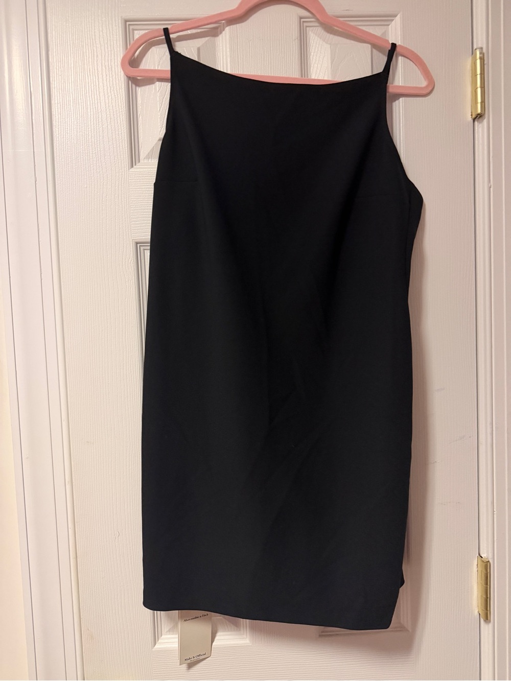 Abercrombie & Fitch NWT Classic Black Slip Dress with Spaghetti Straps